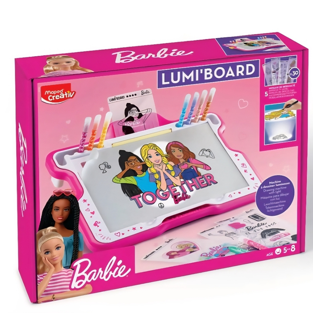 ⚡️ Maped Creativ Barbie Lumi Board (Illuminated Tracing) Holiday Gift For Kids